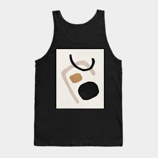 Abstract shapes art, Mid century modern art Tank Top